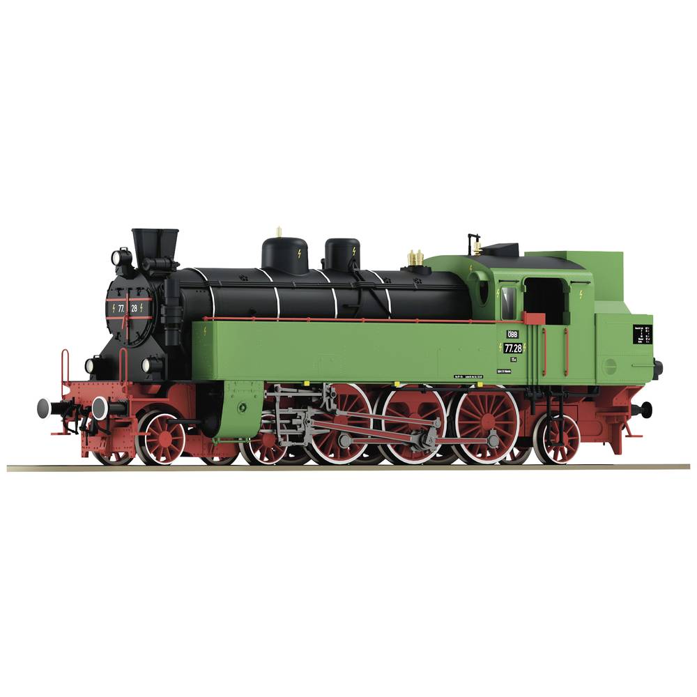 Image of Roco 78084 H0 steam locomotive 7728 of ÃBB